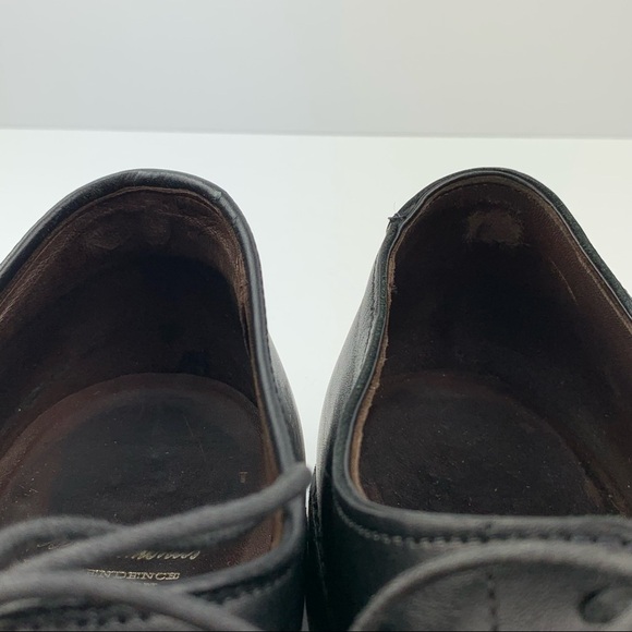Allen Edmonds Hopkinson mens cap toe oxfords size 13 D black calfskin leather - Picture 10 of 14